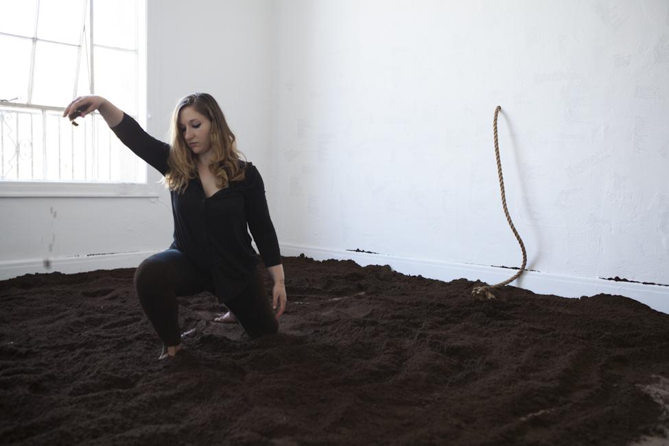 Monsters In Their Eyes, 12 hr durational performance with Ali Kheradyar, photo by Tasha Bjelic