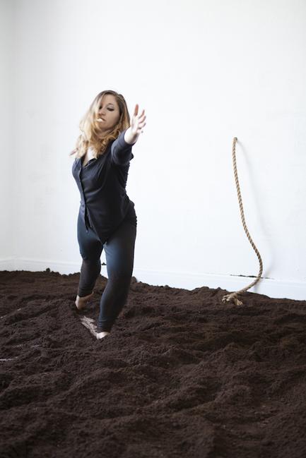 Monsters In Their Eyes, 12 hr durational performance with Ali Kheradyar, photo by Tasha Bjelic