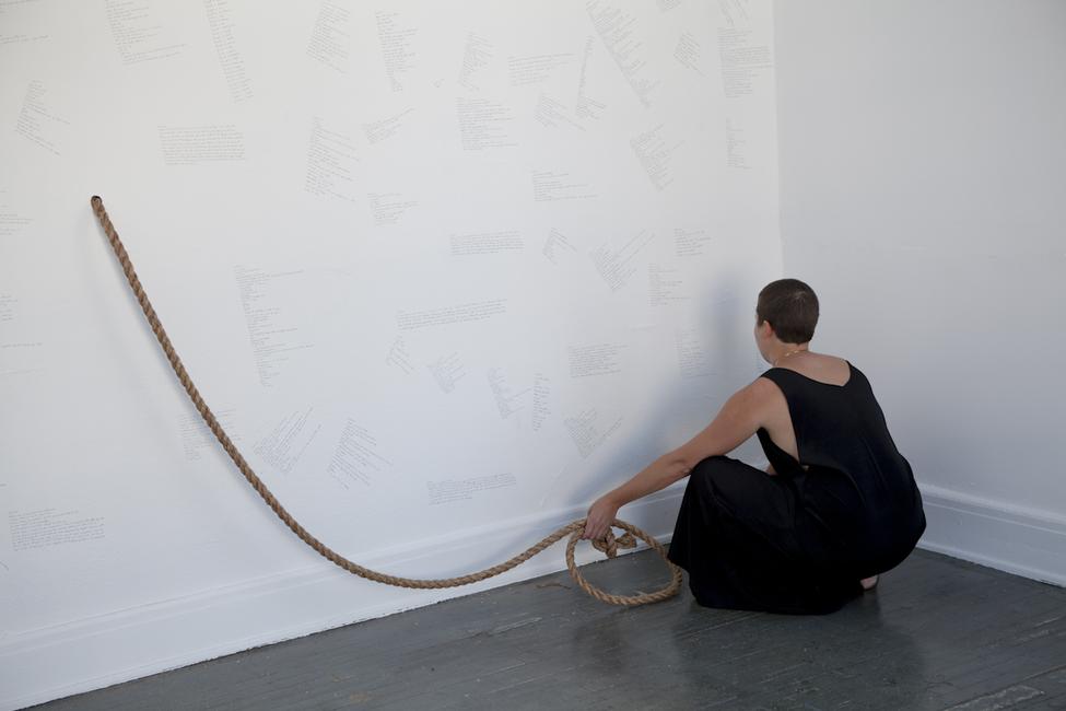 Monsters In Their Eyes, 12 hr durational performance with Ali Kheradyar, photo by Tasha Bjelic