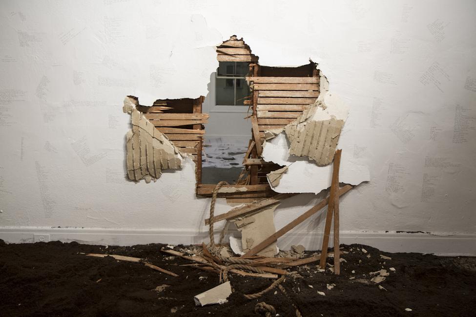 Monsters In Their Eyes, 12 hr durational performance with Ali Kheradyar, photo by Tasha Bjelic